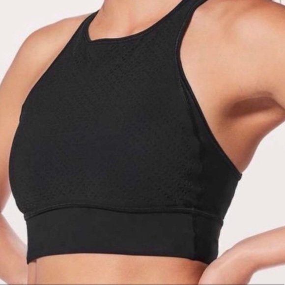 lululemon athletica Tops - Lululemon Het Your Peek On Sports Bra Size 4